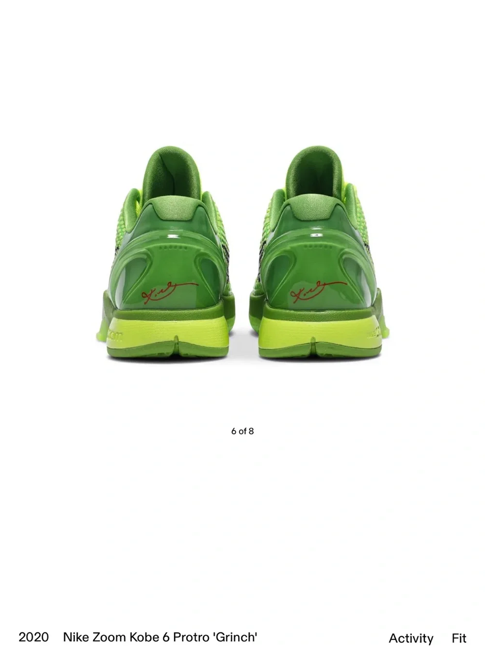 Nike Kids Green Grinch Sneakers